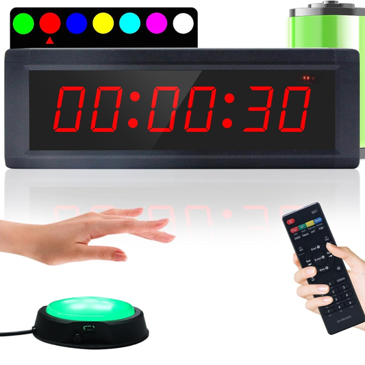 3 Pcs Digital Sports Stopwatch Set – Shockproof Timer with Lap Split, Alarm & Countdown Function