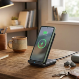 Anker Wireless Charger PowerWave Stand | Qi-Certified Fast Charging Stand for iPhone & Smartphones