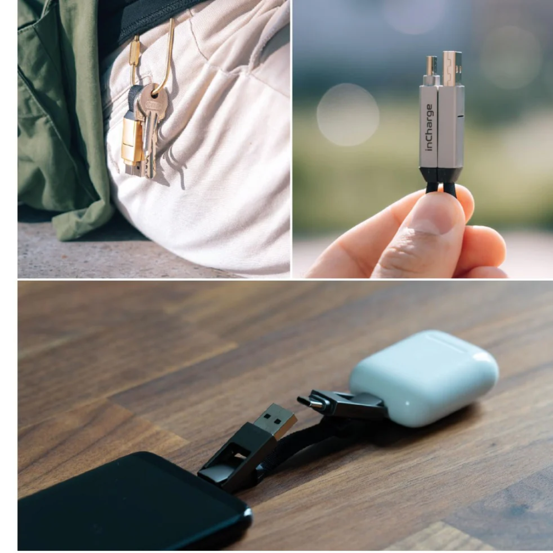 Charge 6 - USB C Charger Cable, Lightning Cable for Smartphone, Universal Cable Charger 6 in 1