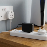 1 Gang Extension Lead 0.5M | White Power Cable | Compact Electric Extension Cord