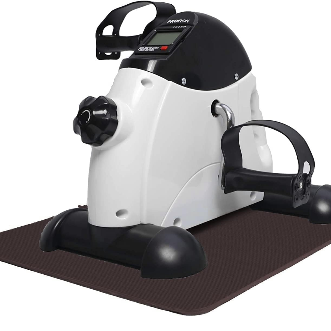 PROIRON Mini Pedal Exerciser with LCD Display, Under Desk Exercise Bike for Arms & Legs