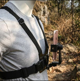 Chest Mount Harness and Backpack Shoulder Strap Mount with Phone Clip for Action Camera and Phone Filming Accessories