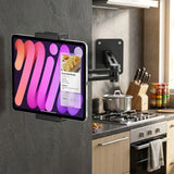Tablet Wall Mount Holder, 360° Rotation Adjustable iPad Wall Holder, with Aluminum Extendable Arm Adjustable for iPad Mini/Air/Pro/Galaxy Tab/Kindle/Switch, All 4.9"-13" Phones & Tablets