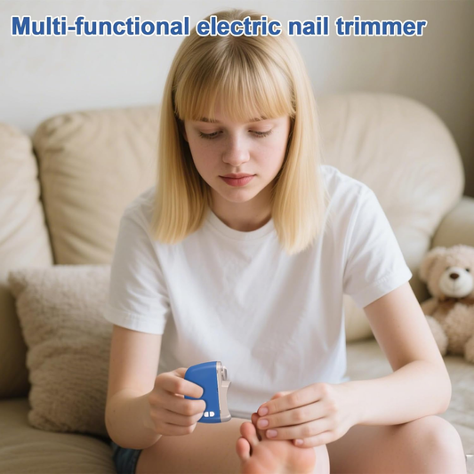 Electric Nail Clipper & Grinder – Rechargeable Nail File Trimmer for Kids, Adults & Seniors