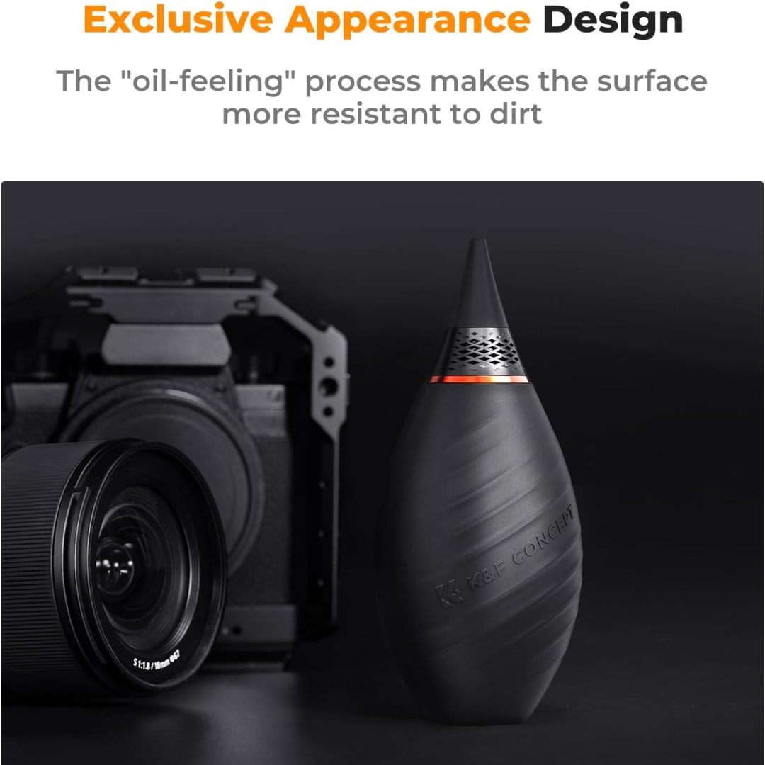 K&F Concept Powerful Rocket Air Blower Dust Cleaner for DSLR Cameras, Camera Lenses, Sensors, Keyboards, Laptops & Electronic Devices – Short Nozzle Air Duster