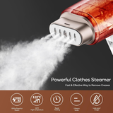 Newbealer Portable Clothes Steamer, 1200W Fast Heat-Up Handheld Garment Steamer with 180ml Tank for Home & Travel, Vertical & Horizontal Use