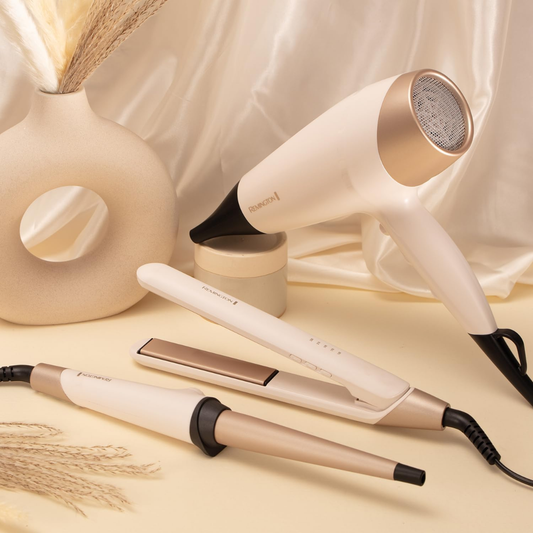 Remington Shea Soft Hair Straightener – Floating Ceramic Plates with 5 Heat Settings & Shine Care Technology