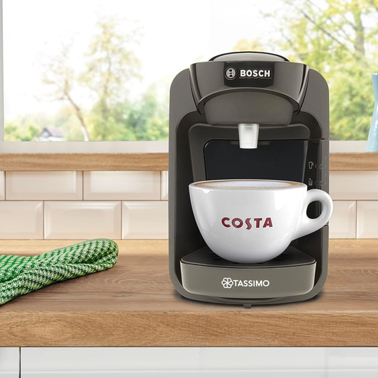 Tassimo by Bosch Suny Special Edition TAS3102GB Coffee Machine, 1300W, 0.8L Capacity, Black
