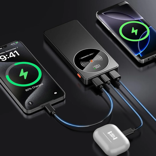 Fast Charging Power Bank, High-Capacity Portable Battery Charger for Smartphones, Tablets & USB Devices with Quick Charge Support