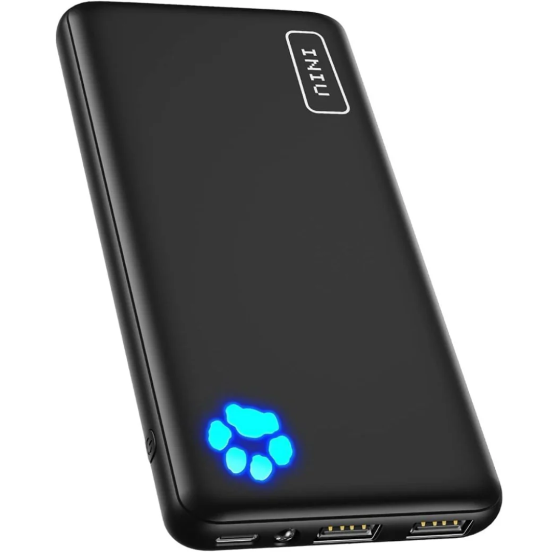 Portable Charger 10000mAh Power Bank Fast Charging Compact Battery Pack for Smartphones, Tablets and USB Devices