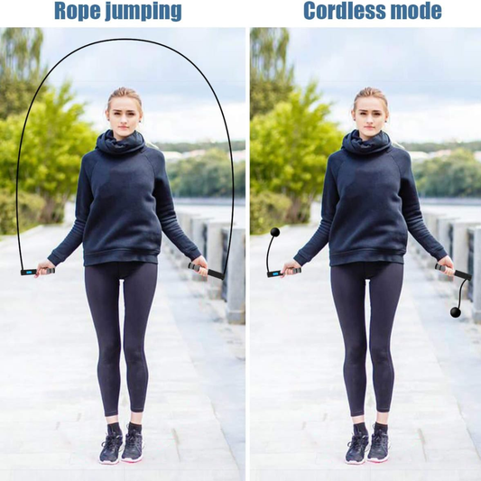 Wastou Skipping Rope – Digital Jump Rope with Calorie Counter, Adjustable Length & Non-Slip Handles