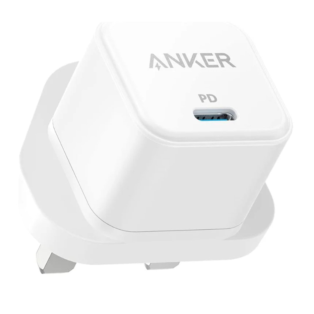 USB-C Plug Fast Charging Wall Adapter Type-C Power Charger for Phones, Tablets and USB-C Devices Compact Travel Design