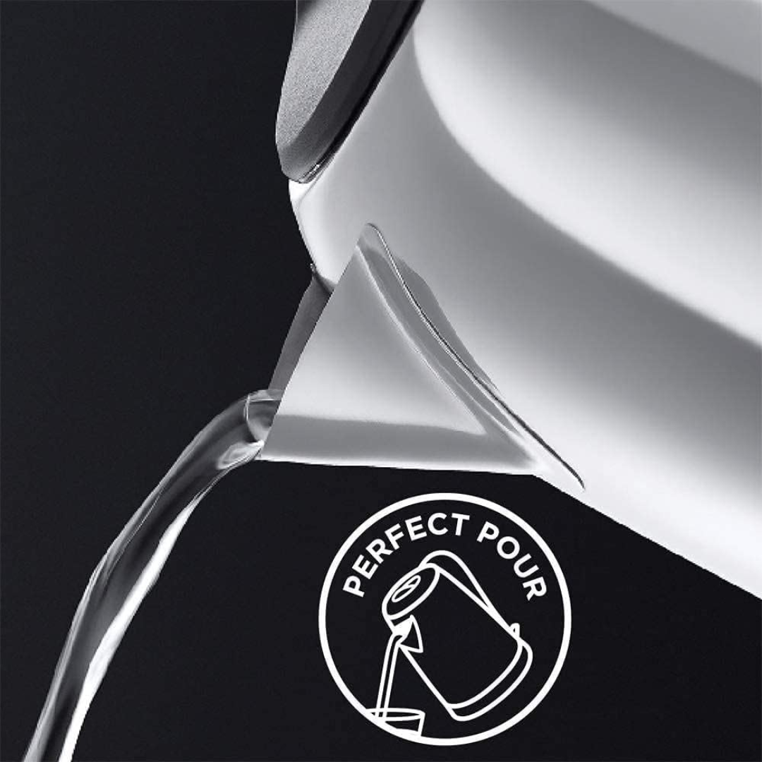 Russell Hobbs 1.7L Stainless Steel Cordless Kettle 20460, 3KW Fast Boil, Quiet Operation, Anti-Scale Filter & Perfect Pour Spout