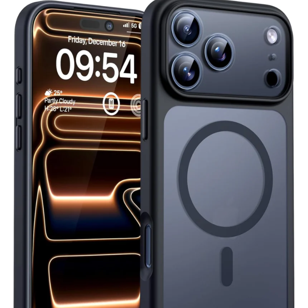 Magnetic Case for iPhone 17 Pro Max Shockproof Protective Cover with Strong MagSafe Compatibility