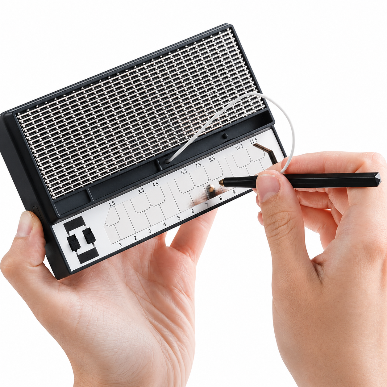 Stylophone Original Pocket Electronic Synthesizer – Compact Synth Musical Instrument & Keyboard Synthesizer Instrument