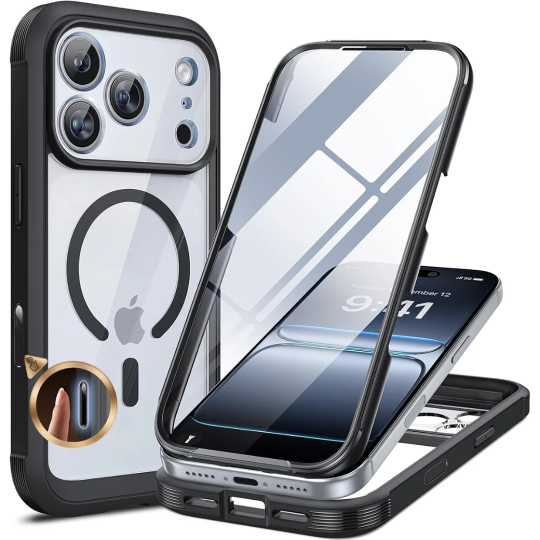 Magnetic Case for iPhone 17 Shockproof Protective Cover with Strong MagSafe Compatibility and Slim Durable Design