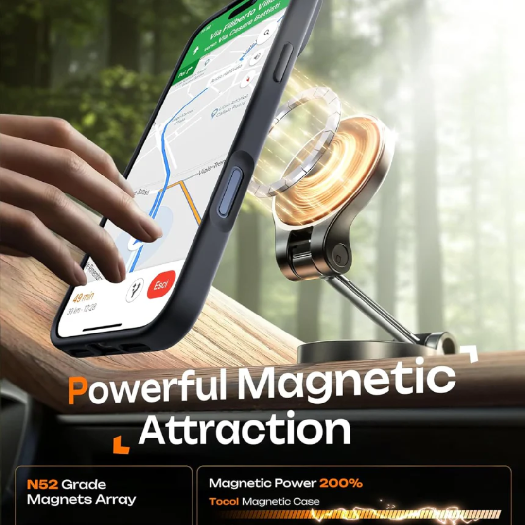 Magnetic Case for iPhone 17 Pro Max Shockproof Protective Cover with Strong MagSafe Compatibility