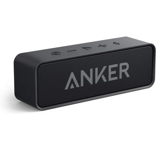Anker Soundcore Bluetooth Speaker Upgraded Version with 24H Playtime, IPX5 Waterproof, Stereo Sound, 66ft Bluetooth Range,
