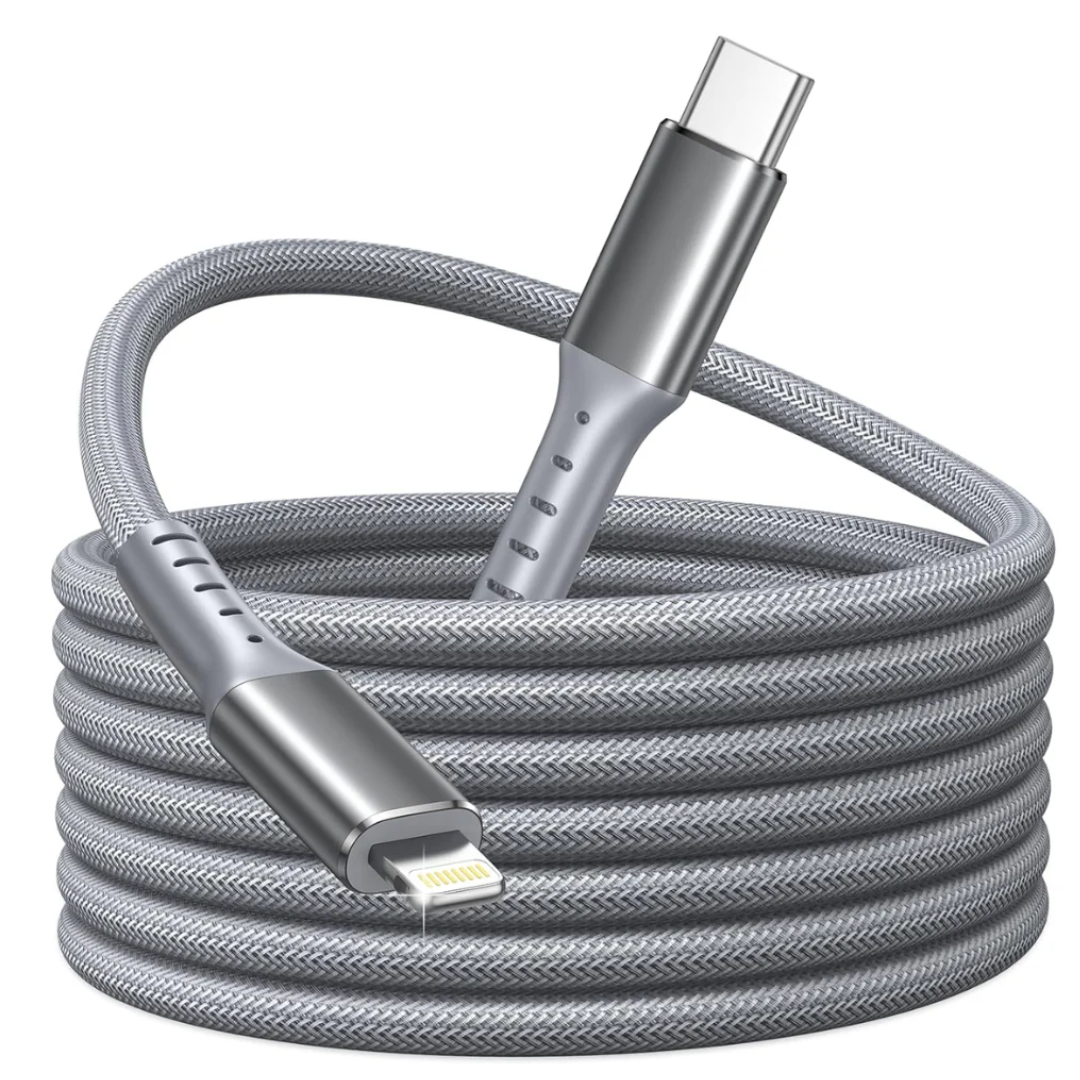3M USB-C to Lightning Cable Fast Charging Data Sync Cable for iPhone and iPad Long Durable Charging Cord