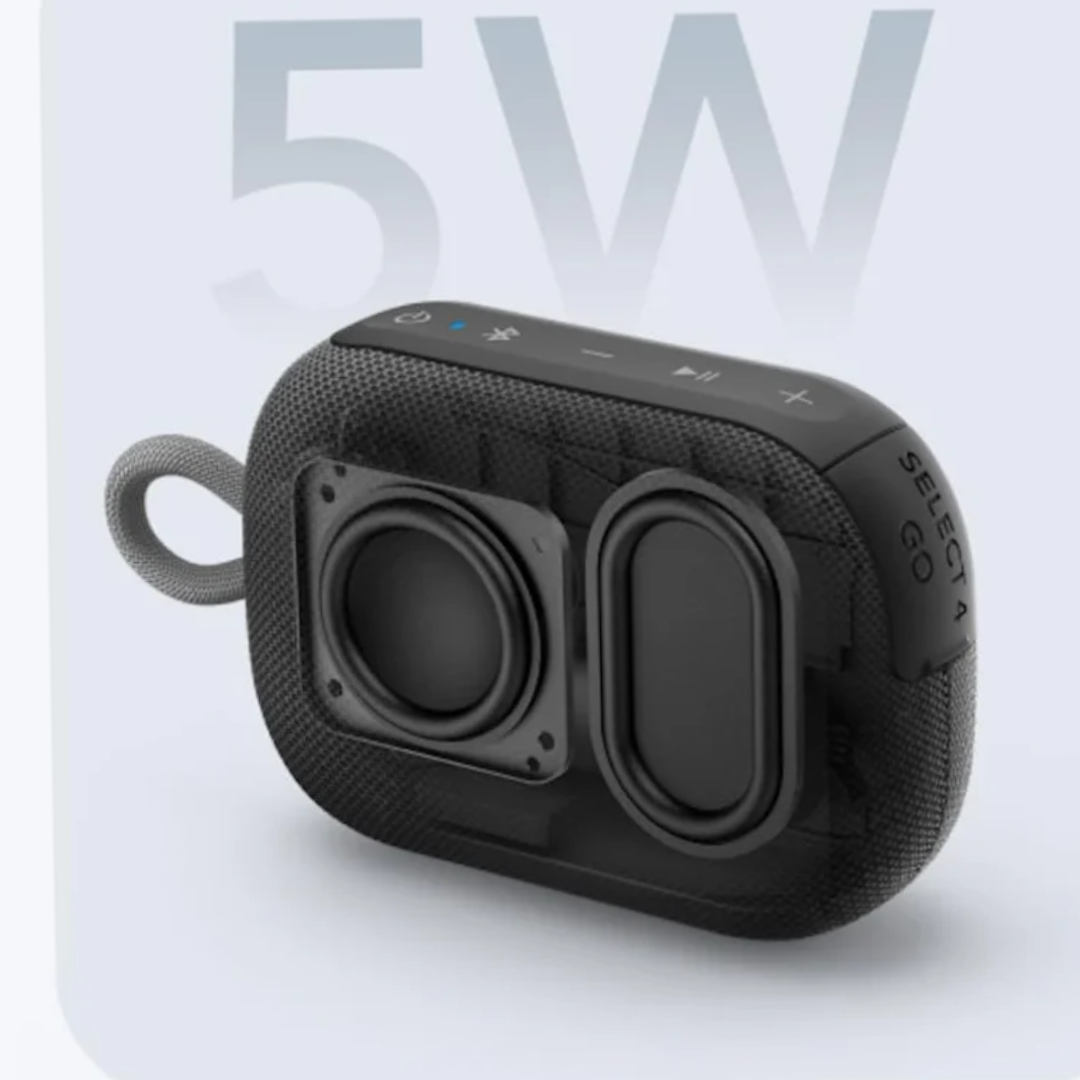 Anker Select 4 Go Ultra Portable Bluetooth Speaker Compact Wireless Speaker with Strong Bass, Long Battery Life and Outdoor Use