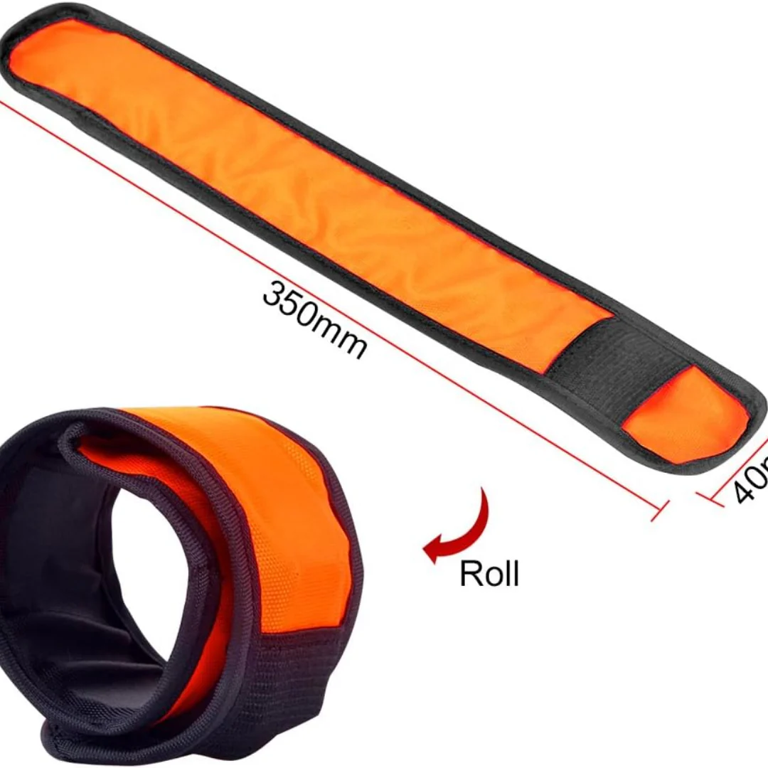 Esonstyle Pack of 6 LED Slap Bracelets – Light Up Safety Wrist Bands for Running, Cycling & Outdoor Sports