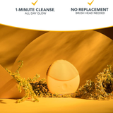 FOREO LUNA Mini 2 Facial Cleansing Brush & Face Massager, Sunflower Yellow