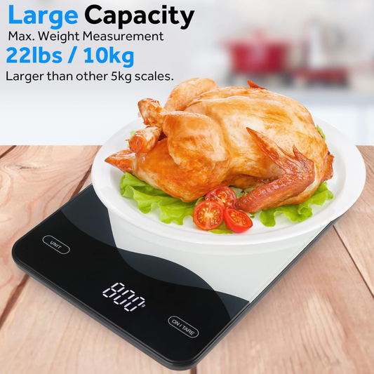 AIMILAR Digital Kitchen Food Scale Digital Kitchen Scale | USB-C Rechargeable LED Scale