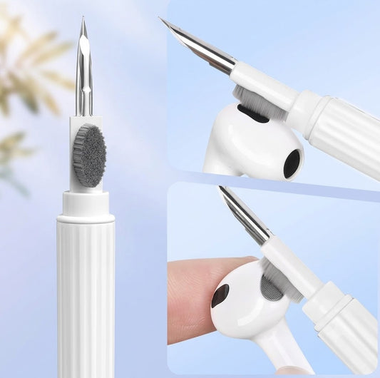 AirPods Cleaning Kit Multi-Function Earbuds Cleaner Tool Set with Brush, Pen and Cleaning Gel for Headphones and Charging Case Maintenance