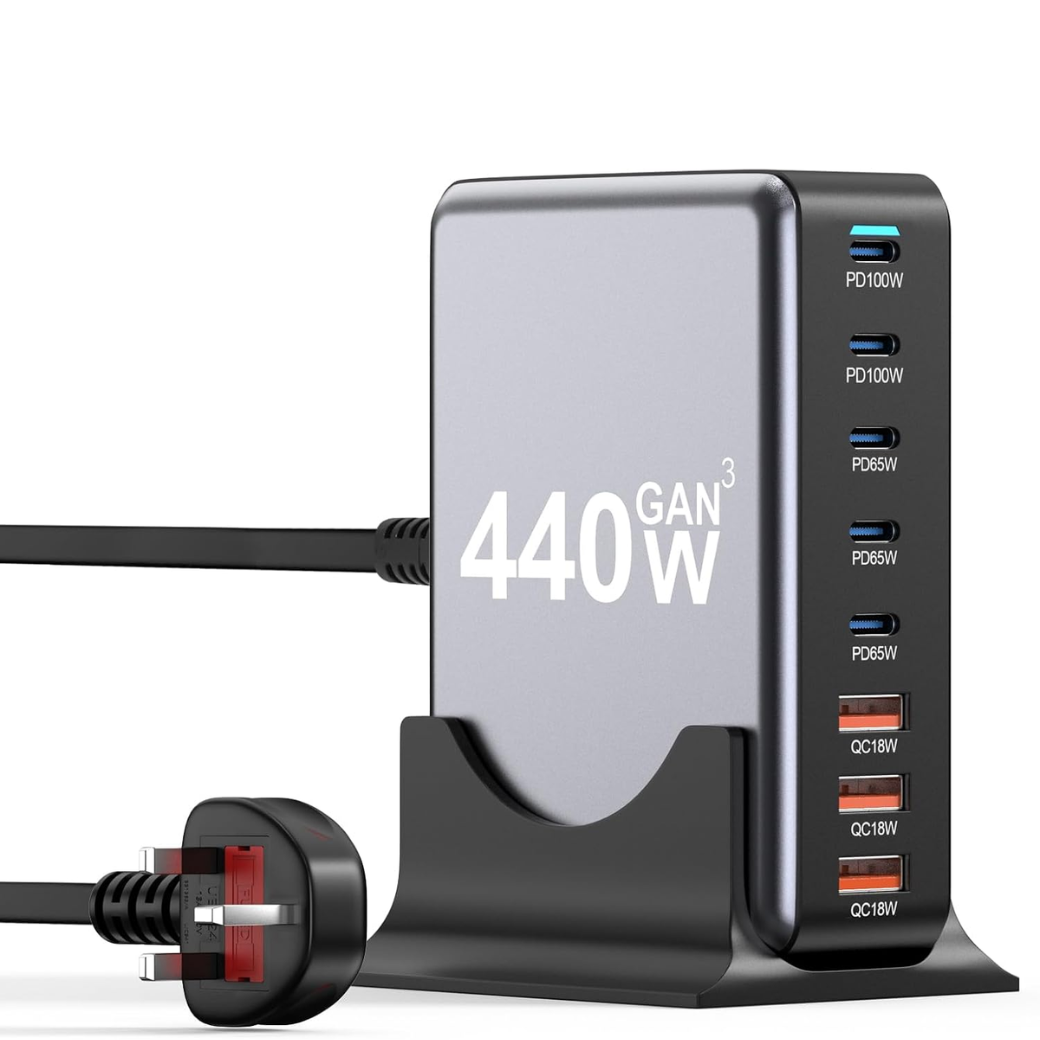 440W USB C Charger Station