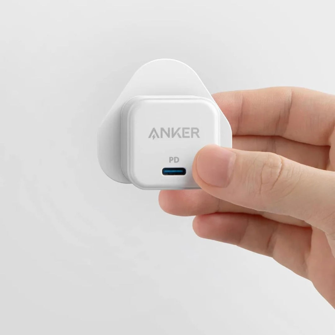 USB-C Plug Fast Charging Wall Adapter Type-C Power Charger for Phones, Tablets and USB-C Devices Compact Travel Design