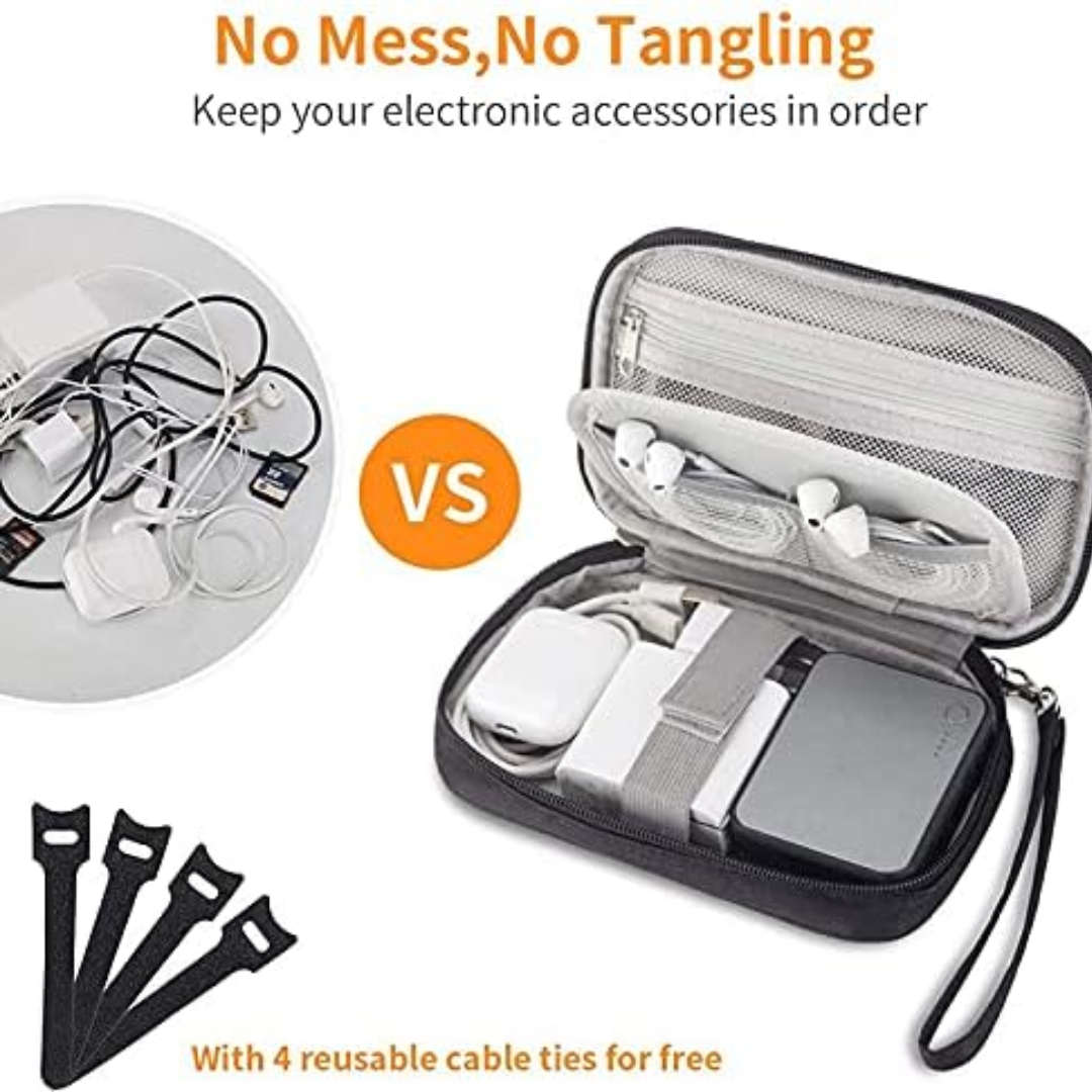 Electronic Organizer Bag - Travel Cable & Tech Accessories Storage Solution