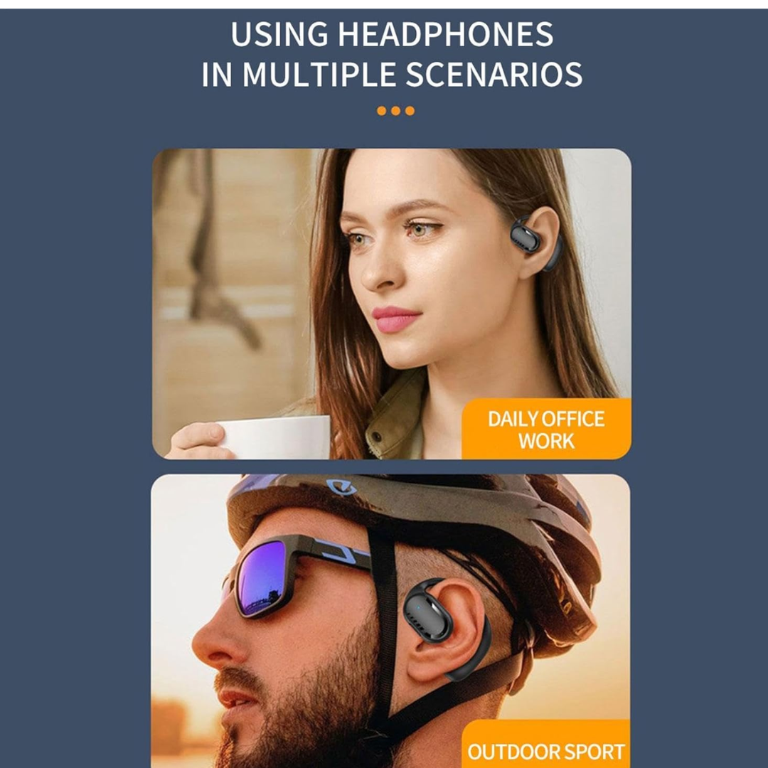 Wireless Earbuds for Sports & Workout | Bluetooth 5.3 Earhook Headphones for Running, Gym & Outdoor Exercise