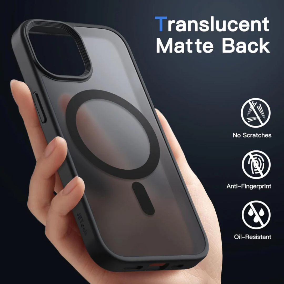 Magnetic Case for iPhone Shockproof Protective Cover with Strong MagSafe Compatibility and Slim Durable Design