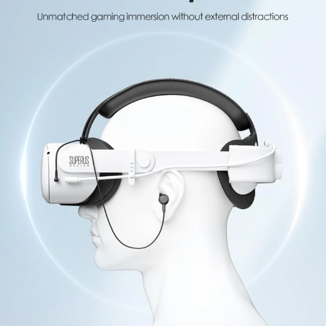 SUPERUS Elite Strap Replacement for Meta/Oculus Quest 2 - Enhanced Comfort, Reduce Head Pressure - Adjustable Hinge