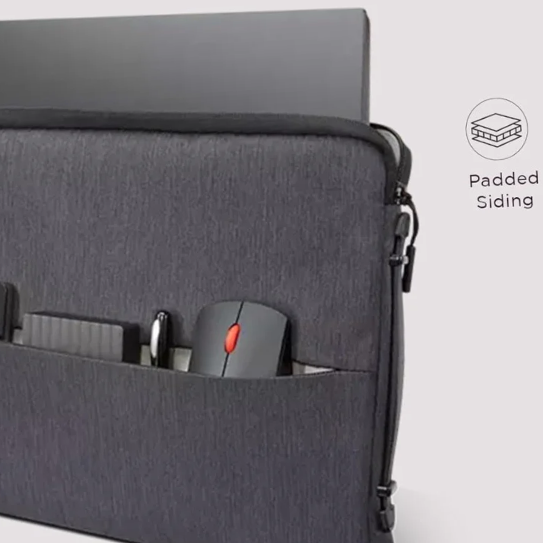 Lenovo Laptop Urban Sleeve Case | Up to 14 inch | Water Repellent | Grey