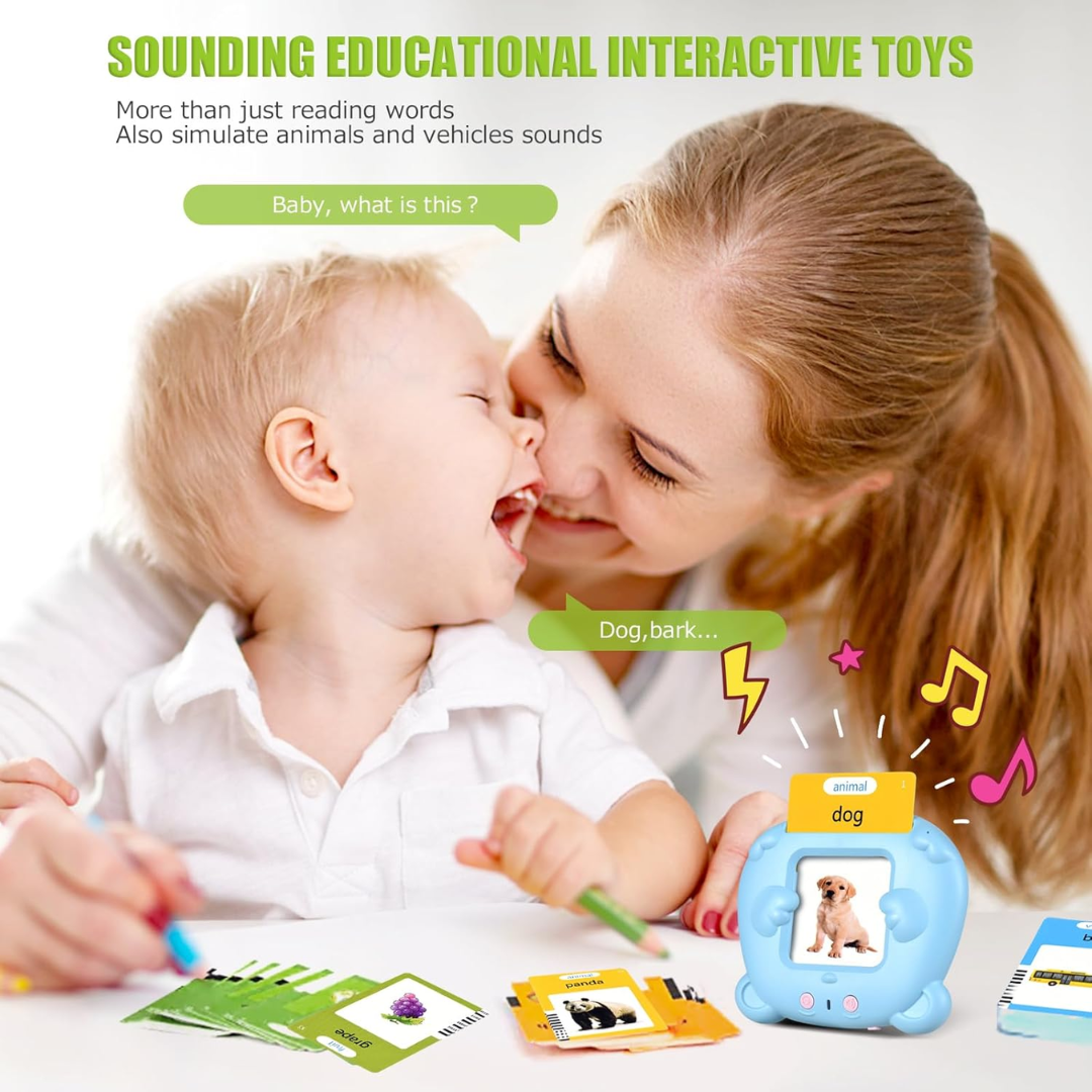 Talking Flash Cards for Toddlers – Educational Montessori Learning Toy with 510 Words for Kids Ages 2–6