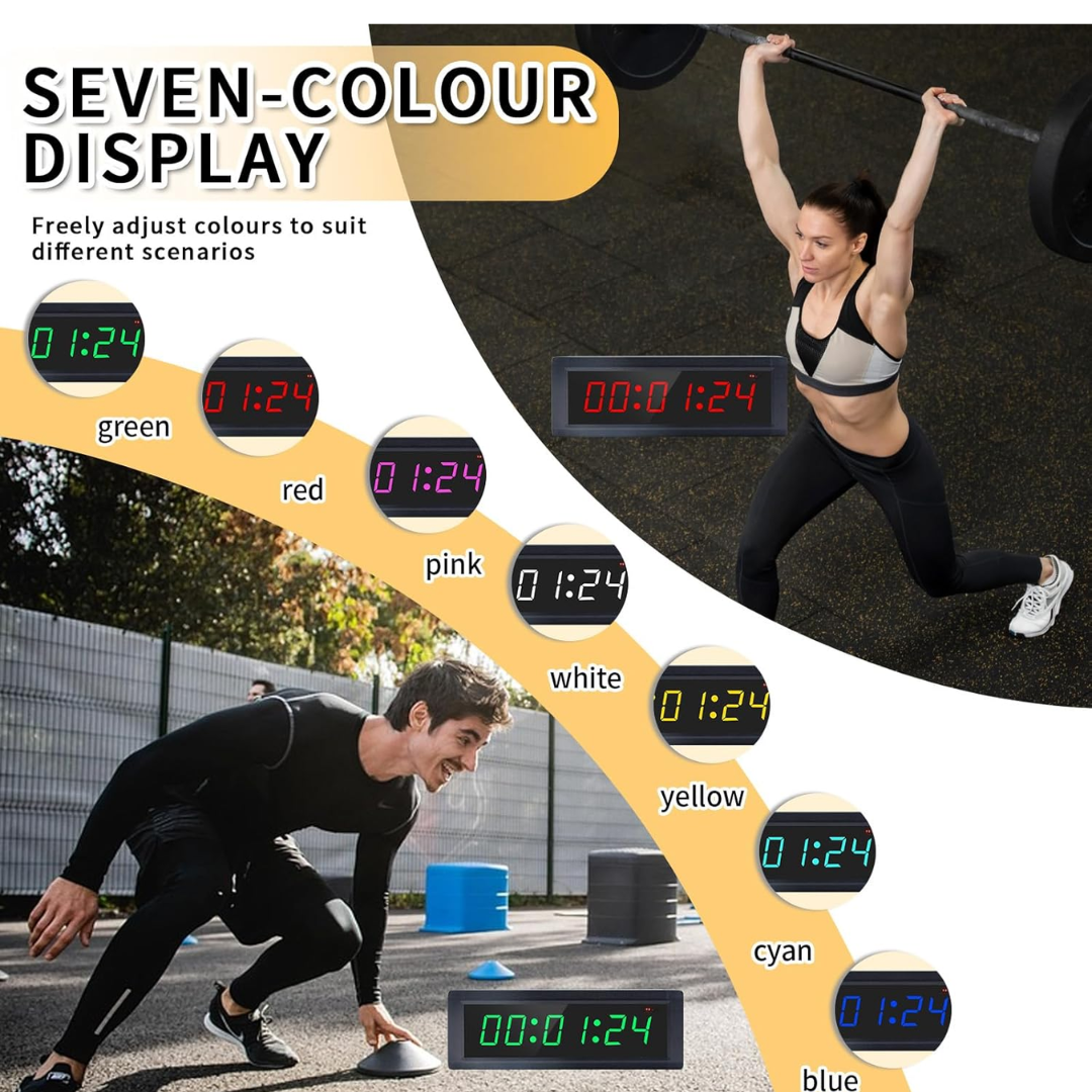 3 Pcs Digital Sports Stopwatch Set – Shockproof Timer with Lap Split, Alarm & Countdown Function