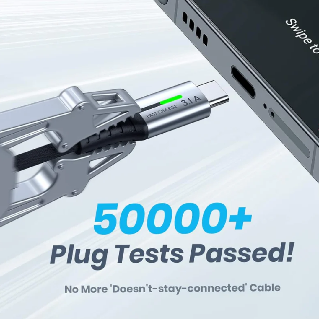 INIU USB C Fast Charging Cable 2m Type-C Charger Cable for Fast Data Sync and Power Delivery