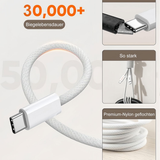 3m iPhone Charger Cable [2-Pack] 20W USB-C to USB-C Fast Charging Long Cable for iPhone 17/16/15 Series, iPad Pro & Google Pixel Devices