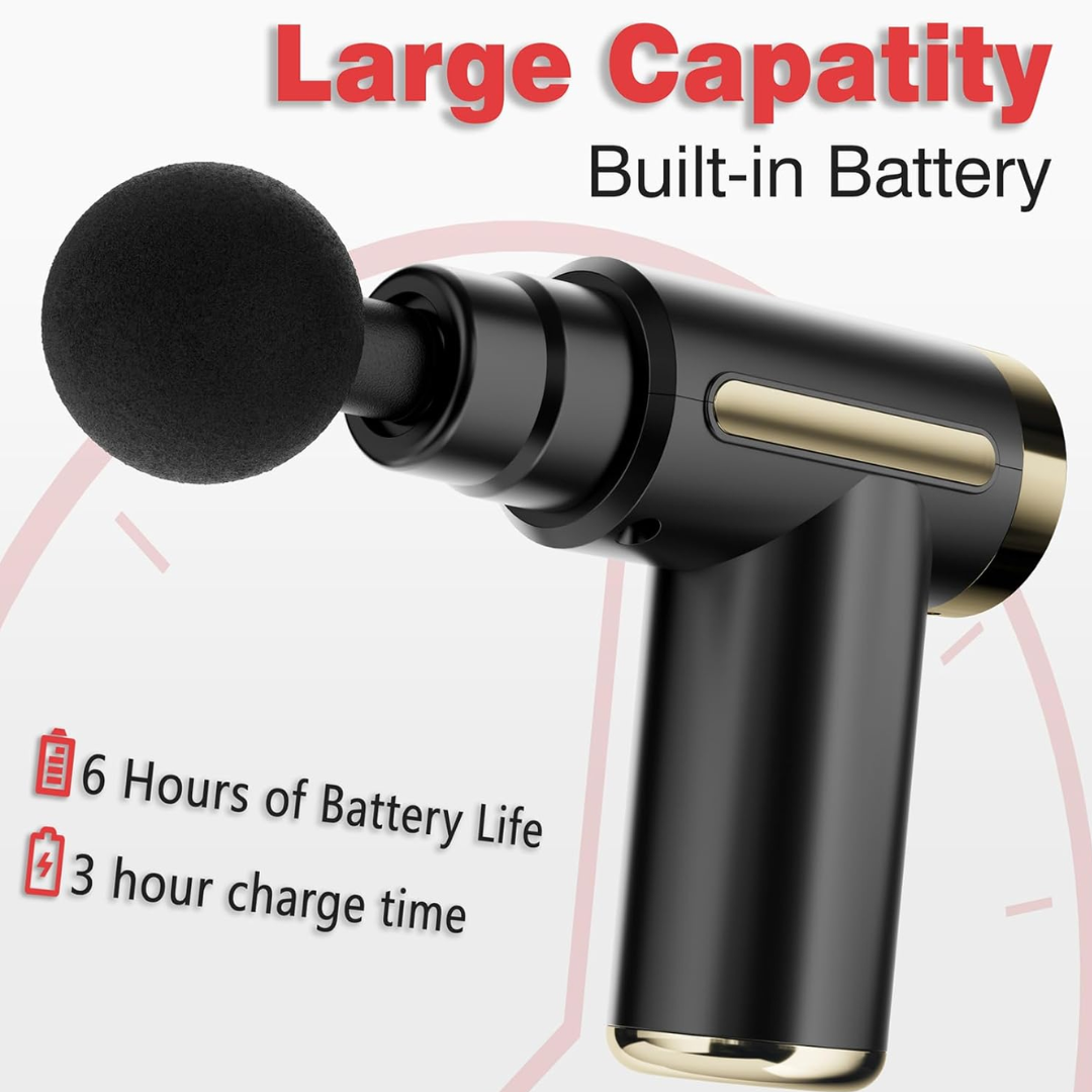 Cotsoco Massage Gun – Deep Tissue Percussion Massager for Pain Relief, Silent Motor, for Athletes & Home Use, Gift for Parents