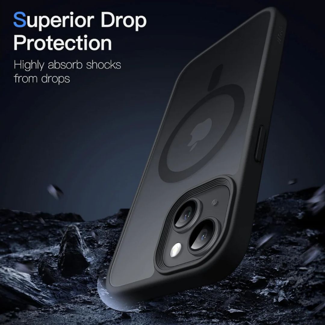 Magnetic Case for iPhone Shockproof Protective Cover with Strong MagSafe Compatibility and Slim Durable Design