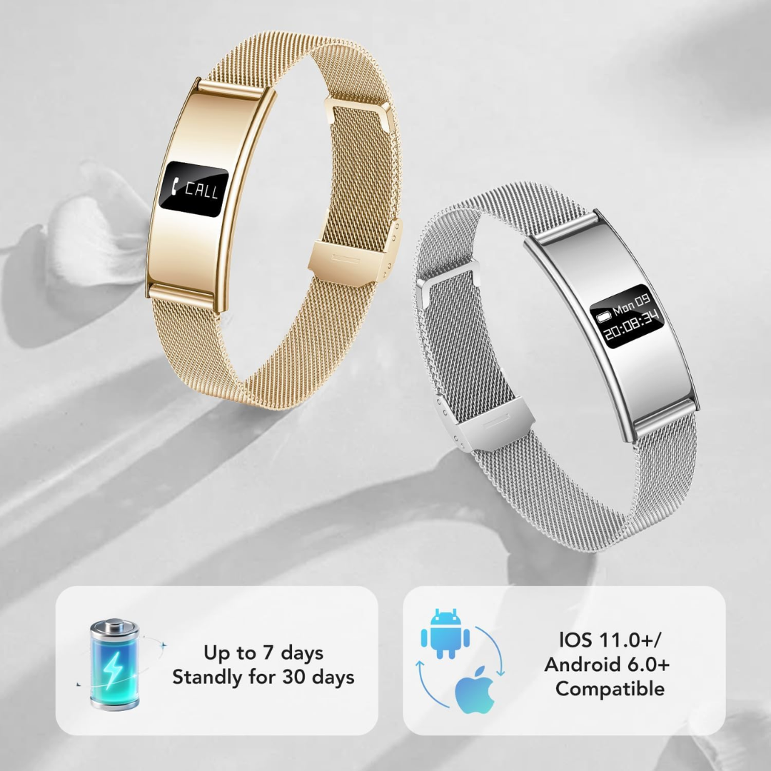 Smart Fitness Bracelet – Heart Rate, SpO2 & Sleep Monitor Activity Tracker for Android & iOS