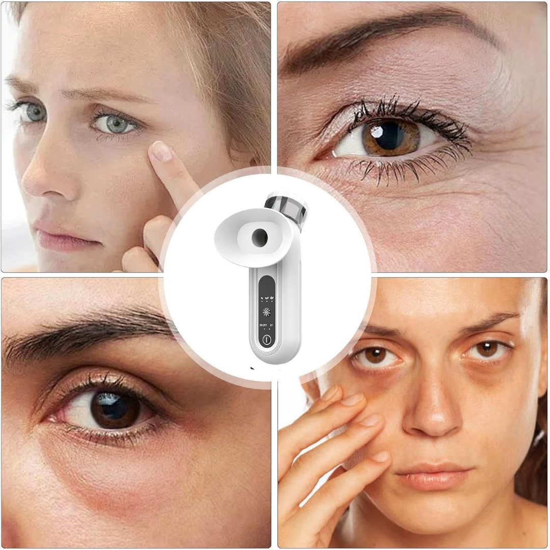 Eye Steamer – Nano Electric Eye Mist Sprayer with Hot & Cold Compress for Dry Eye Relief and Eye Care Treatment