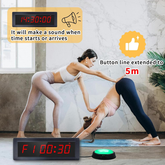 3 Pcs Digital Sports Stopwatch Set – Shockproof Timer with Lap Split, Alarm & Countdown Function