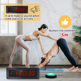 3 Pcs Digital Sports Stopwatch Set – Shockproof Timer with Lap Split, Alarm & Countdown Function
