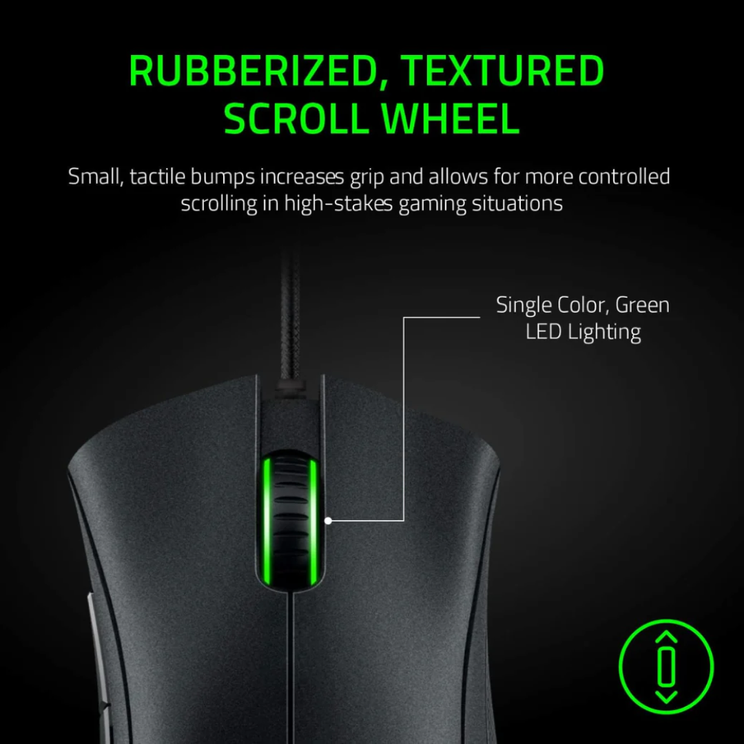 Razer DeathAdder Essential (2021) Wired Gaming Mouse Ergonomic High-Precision Optical Sensor for PC and Laptop Gaming