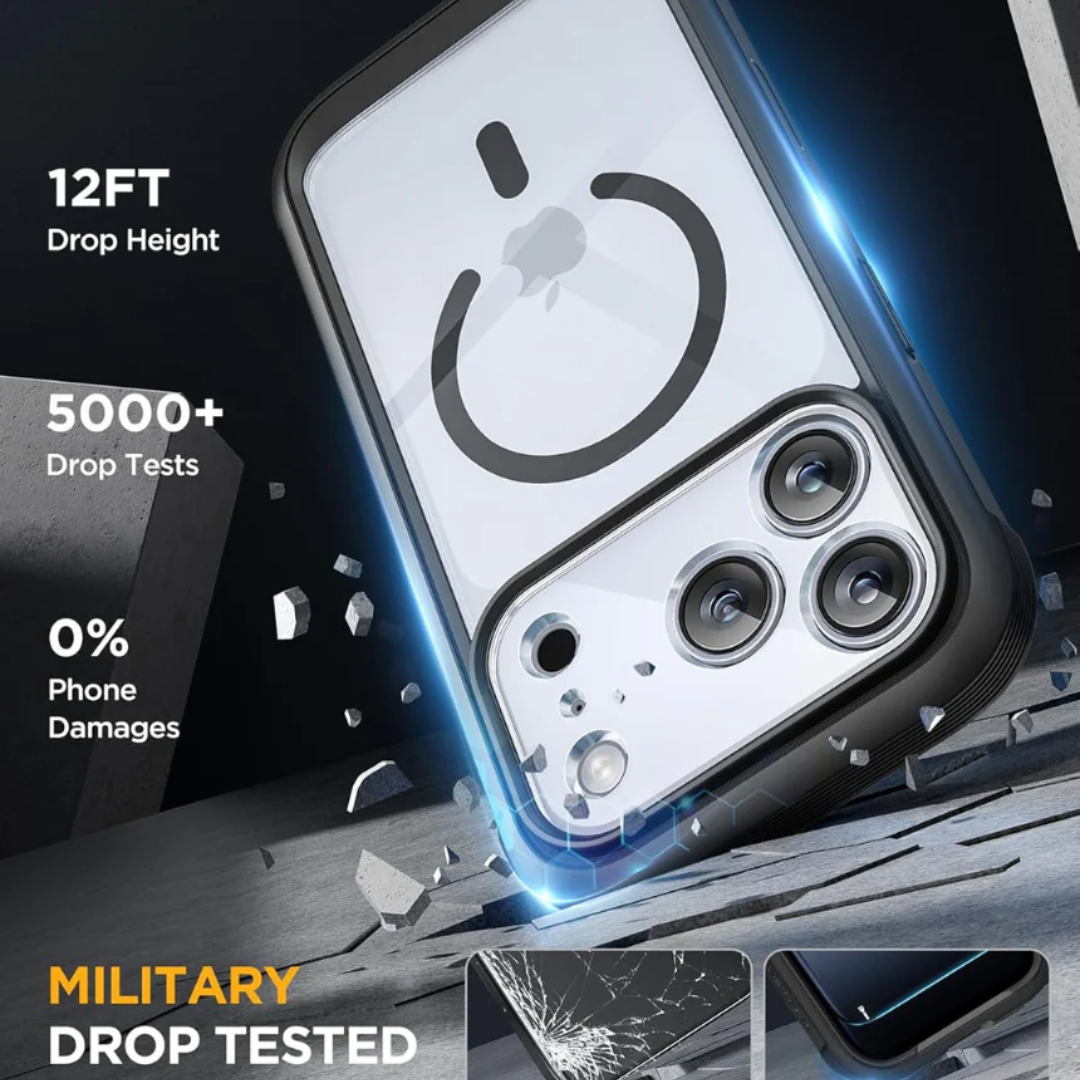 Magnetic Case for iPhone 17 Shockproof Protective Cover with Strong MagSafe Compatibility and Slim Durable Design