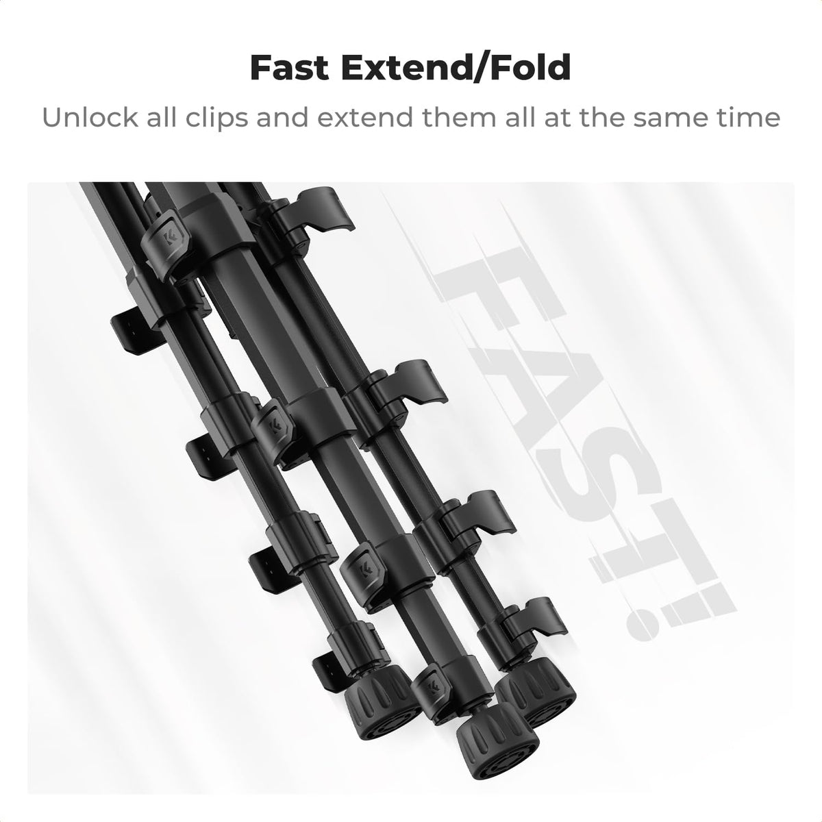 CONCEPT 75"/190cm Compact Camera Tripod, Lightweight Travel Tripod for DSLR Camera and Phone, Video Tripod Stand with Phone Clip, Bluetooth,.