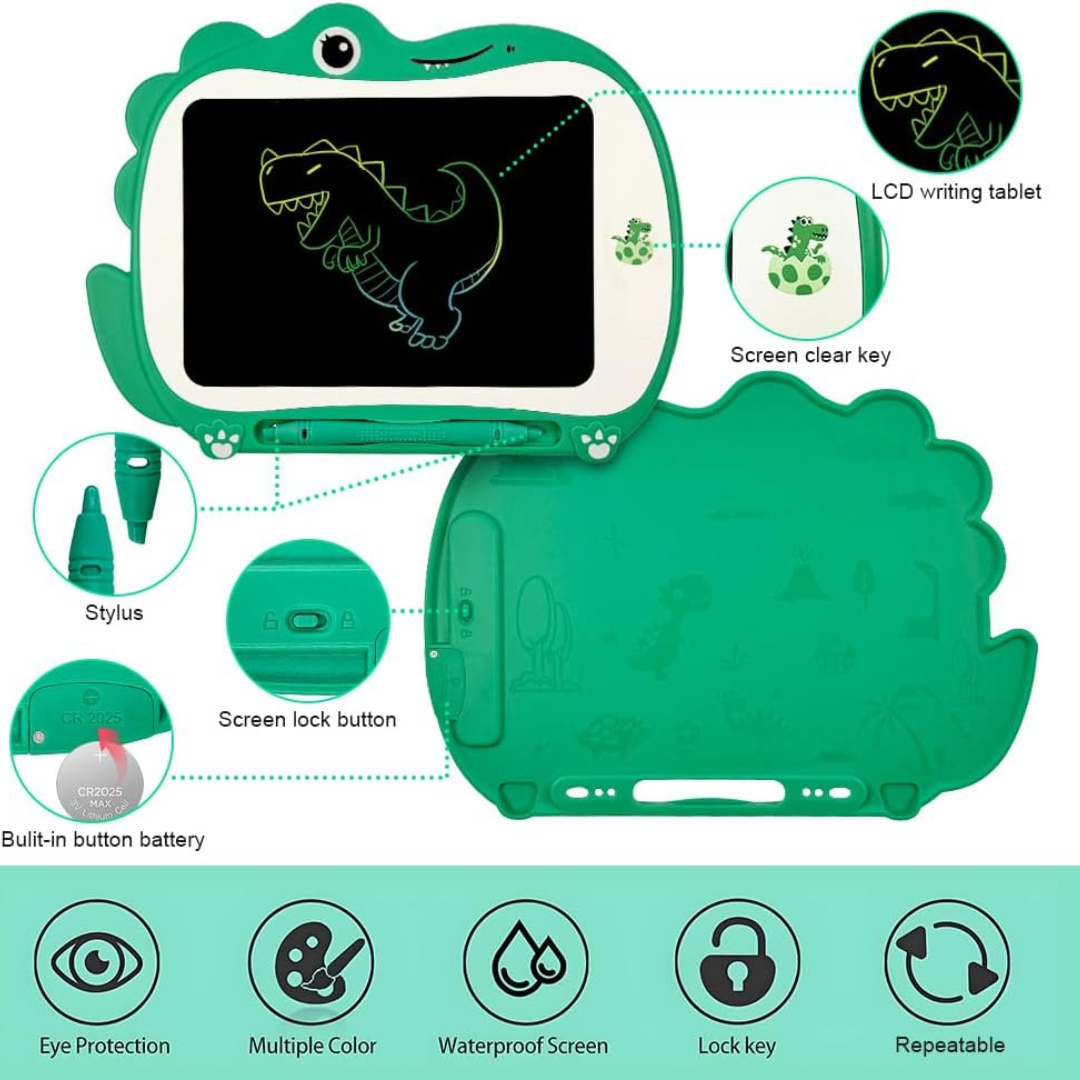 PROIRON 8.5" LCD Drawing Tablet for Kids, Colorful Writing Board Educational Toy for Boys & Girls