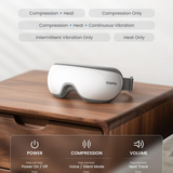 RENPHO Heated Eye Massager with Bluetooth Music for Migraine Relief & Better Sleep